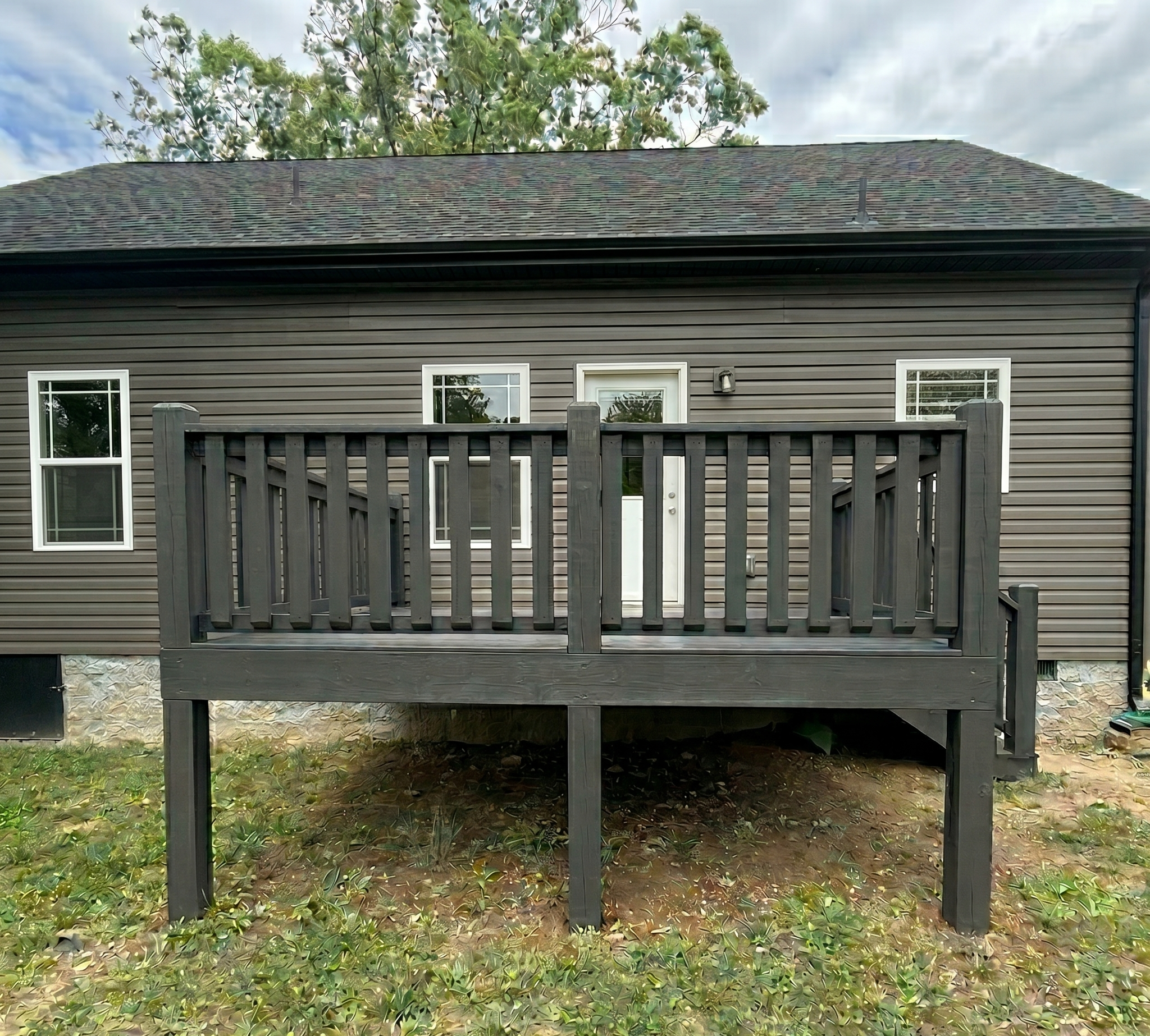 After Deck Staining Transformation